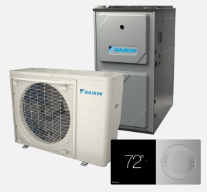 Daikin Heat pump, furnace and thermostat