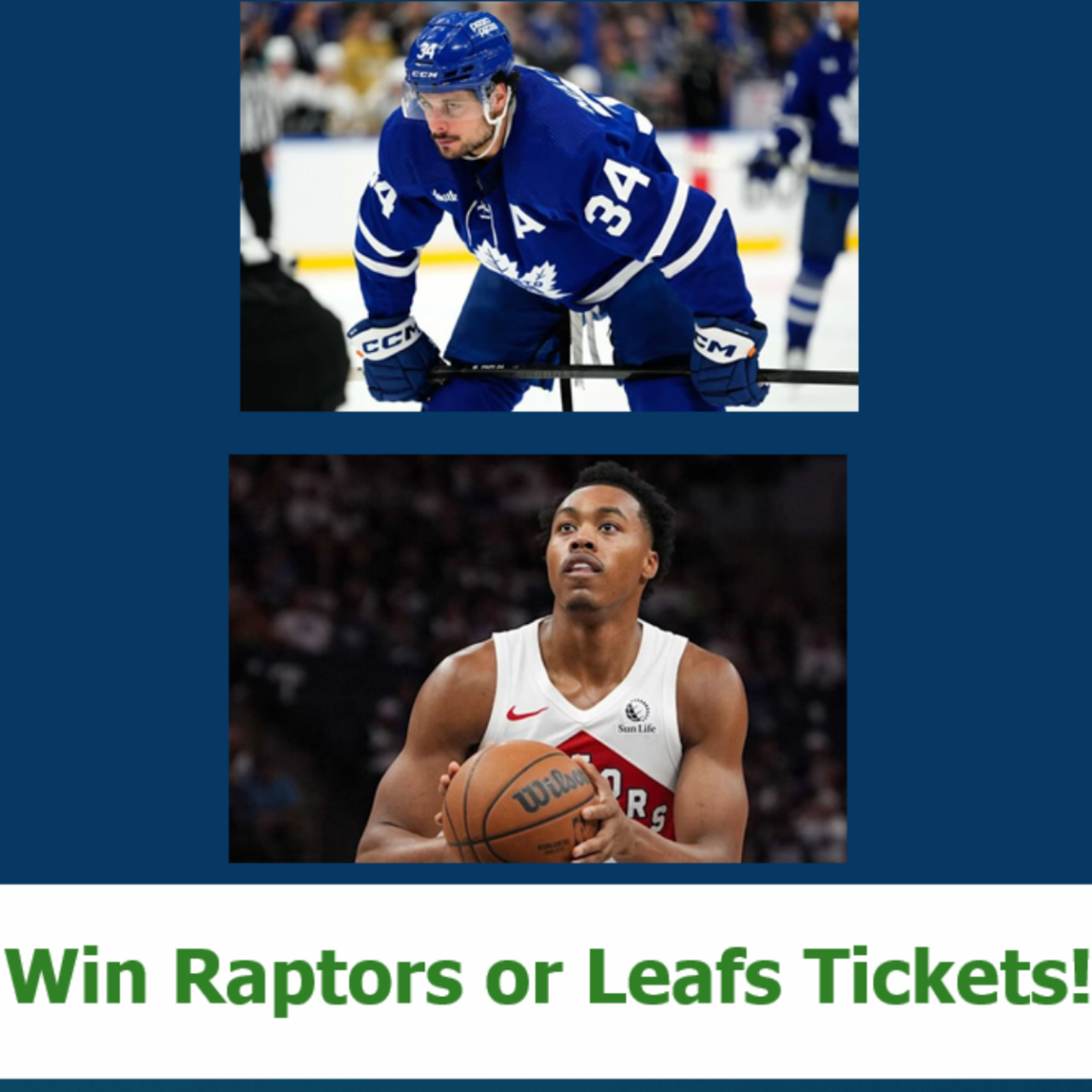 Win Raptors or Leafs Tickets! Enter Our Social Media Contest Now!