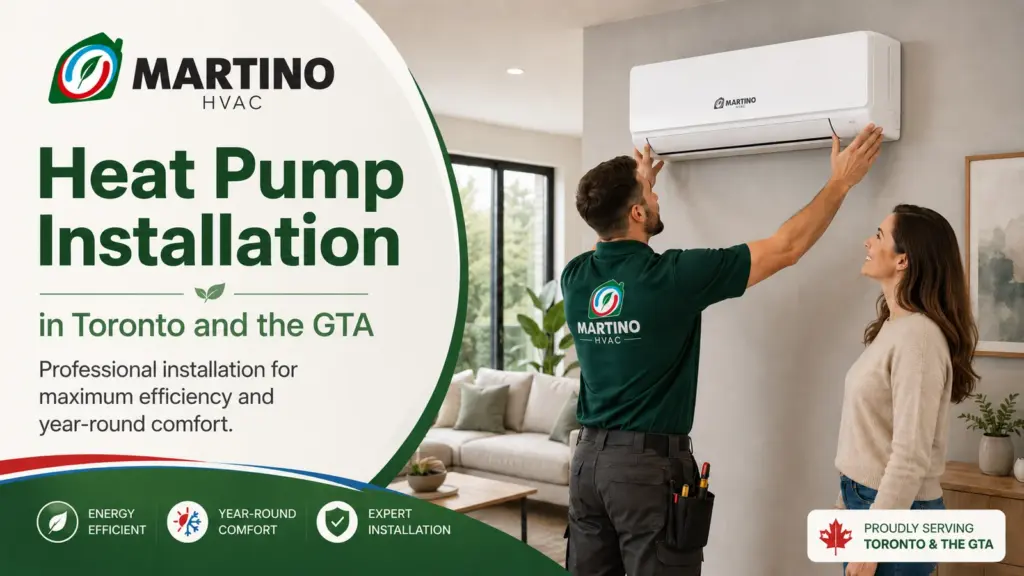 heat pump installation indoor in gta