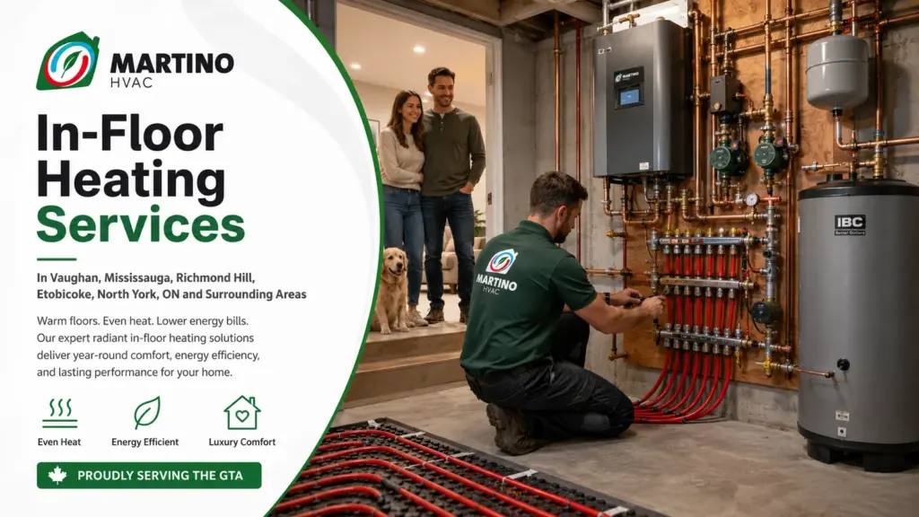 in floor heating services MartinoHvac gta